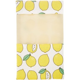 Hanabu Pocket Pouch, Cloth Napkin Pouch (Lemon), For Carrying 1 Piece (Approx. 5.1 x 4.1 x 0.3 inches (13 x 10.5 x 0.7 cm)