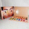 Paleta Sombras Nude 39 Grande Tonos Maquillaje Glitter Mate