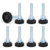 kclkda 8PCS Adjustable Furniture Feet, M8x50 mm Adjustable Non-Slip Leveling
