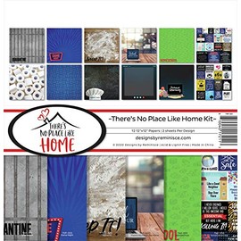 Reminisce There's No Place Like Home Scrapbook Collection Kit Paper Crafts, Multi Color Palette