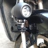 HQTS Motorcycle Headlight Holder Mount Bracket Motorcycle Fender Mudguard Fog