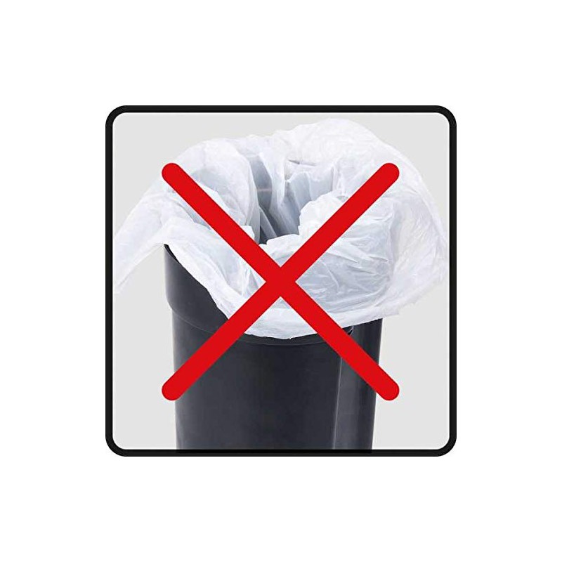 Wenko Monza Cosmetic Pedal Bin Bathroom Trash Can with Soft