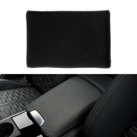 Motoforti Universal Center Console Cover Car Armrest Cover Middle Console Cover Lid for Most Vehicle SUV Car Sedan 12.6"x6.3"x1.97" Black Memory Foam