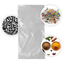 HEKU Ziplock Bags, Pack of 1440, Baggys Resealable in 3 Different Sizes, Aroma-Proof Bags with Pressure Closure, Leak-Proof Zip Bags