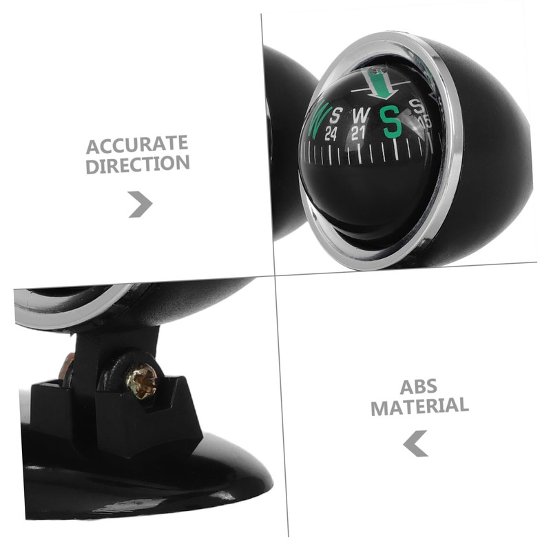 Alipis Car Compasses Compass for Car Dashboard Car Guide Ball