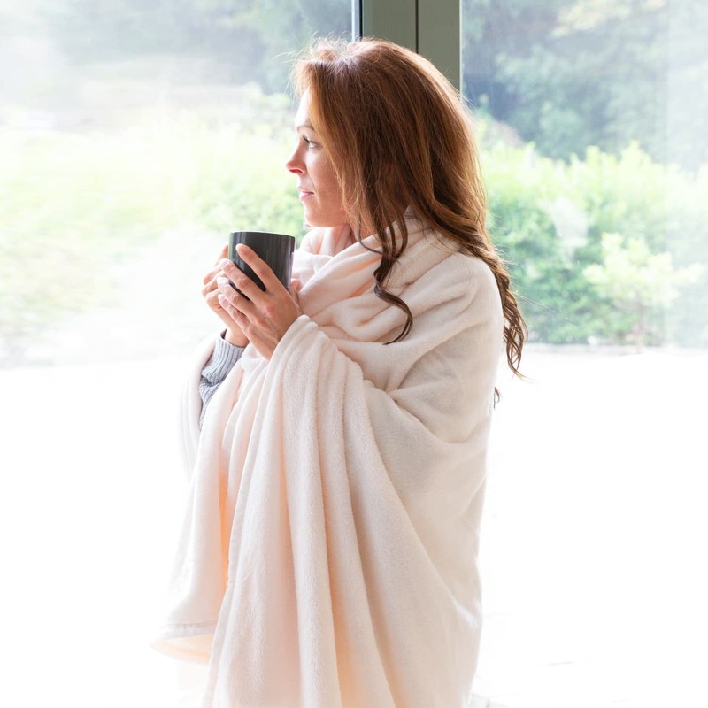 Snug Rug Premium Super Soft Fleece Throw Blanket Thick Warm