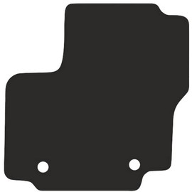 Wielganizator Car Mat - Fits Ford Galaxy MK2 Minivan 2006-2011 - Velour - Car Accessories - Car Floor Mats - Floor Mat Car - 1 Piece - Black
