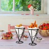 Peohud 4 Pack French Fries Stands, Chip Cone Basket Fry