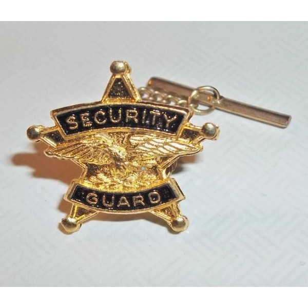 Unbranded NEW NOS Police SECURITY GUARD Uniform Tie Pin Black