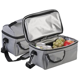 PEARL Freezer Bags: Set of 2 Folding Mini Cooler Bags, Insulated, Waterproof, Leak-proof (Compact Cooler Bag, Small Cooler Bags, Bottle Cooler)