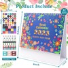 Desk Calendar 2023, Standing 2023 Desktop Flip Planner with Stickers