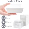 Kucoele 50 Pack Small Charcuterie Boxes with Clear Lids, 4