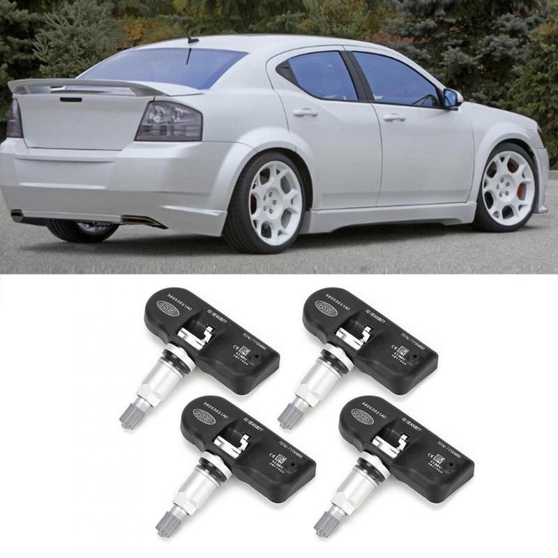 Fydun TPMS Sensor, 4 Pieces Tyre Pressure Monitoring Sensor Replace