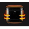 PN Poongnyun Micom Mono Electric Rice Cooker, Black, 3 Servings,
