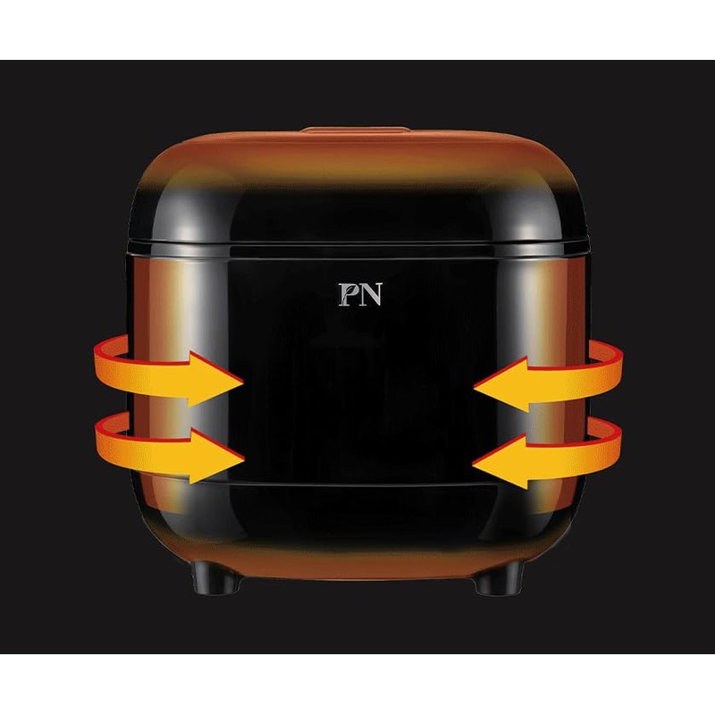 PN Poongnyun Micom Mono Electric Rice Cooker, Black, 3 Servings,