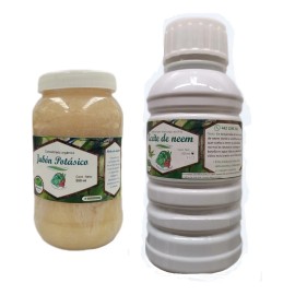 1 Jabón Potásico 500 G + 500 Ml Aceite Neem Extra Virgen