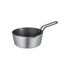 CBJAPAN Milk Pan, 6.3 inches (16 cm), Induction Compatible, Fluorine Coating, Double Layer Steel, Mini Milk Pan, Copan, Silver