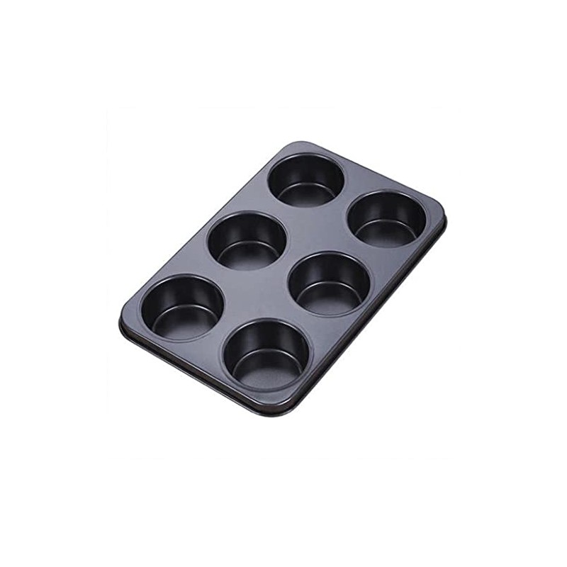 Royal Cuisine Nonstick Muffin Pan for Baking - Large 6-Cup