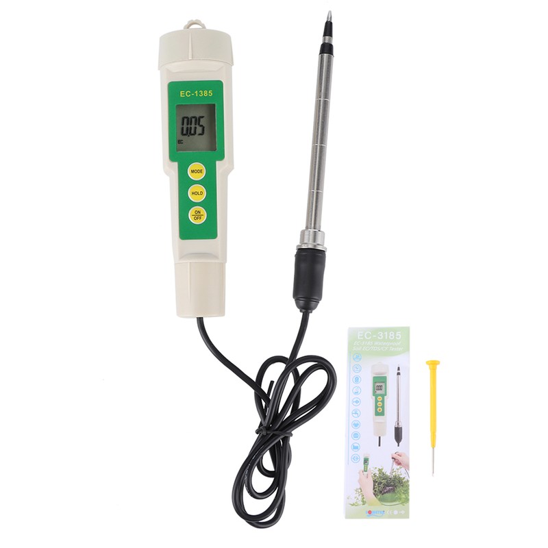 EC‑3185 Portable Soil EC/TDS/CF Tester Salinity Meter for Agricultural Horticultural