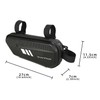 WLDOCA Pack of 2 Waterproof EVA Motorcycle Side Bags -