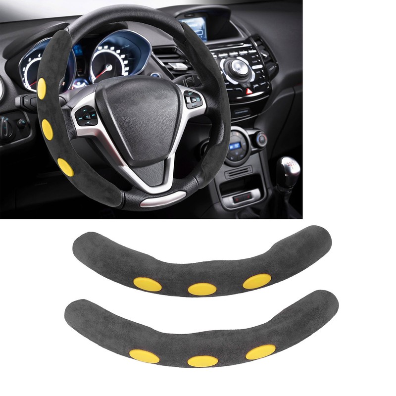 Steering Wheel Cover Car Suede Steering Wheel Protector Replacement for