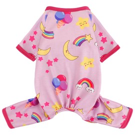 Dog Pajamas for Small Dogs Boy Girl, Dog Clothes Tiny Chihuahua Yorkie Spring Summer Shirt, Cute Puppy Outfit Pjs Jumpsuit Cat Onesie Apparel Pet Clothes