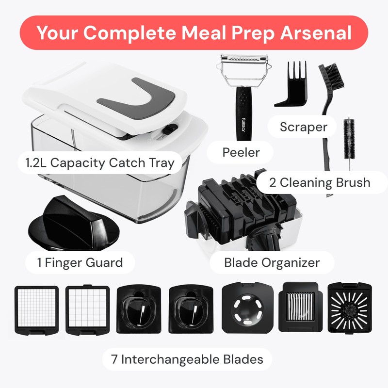 Fullstar The Original Pro Chopper - Vegetable Chopper and Spiralizer,