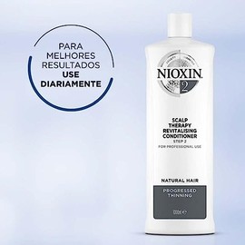 Nioxin Shampoo Sistema #2 para Cabello Natural con Caída Excesiva, 1000 ml