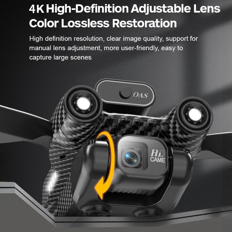 Remote Control Drone with Camera 4K Dual Camera 360° Infrared