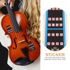 ULTNICE Violin Finger Guide 3/4 Size Violin Fingerboard Sticker Fret