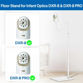 Baby Monitor Floor Stand Holder for Infant Optics DXR-8 & DXR-8 Pro Baby Monitor Stand with Storage Tray - Angle & Height Adjustable Baby Camera Stand for Infant Optics Baby Monitor Floor Stand
