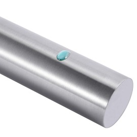 HelferX 15 inch Long Stainless Steel Rolling Pin for Baking - Perfect for Fondant, Dumpling, Ravioli, and Pizza Dough