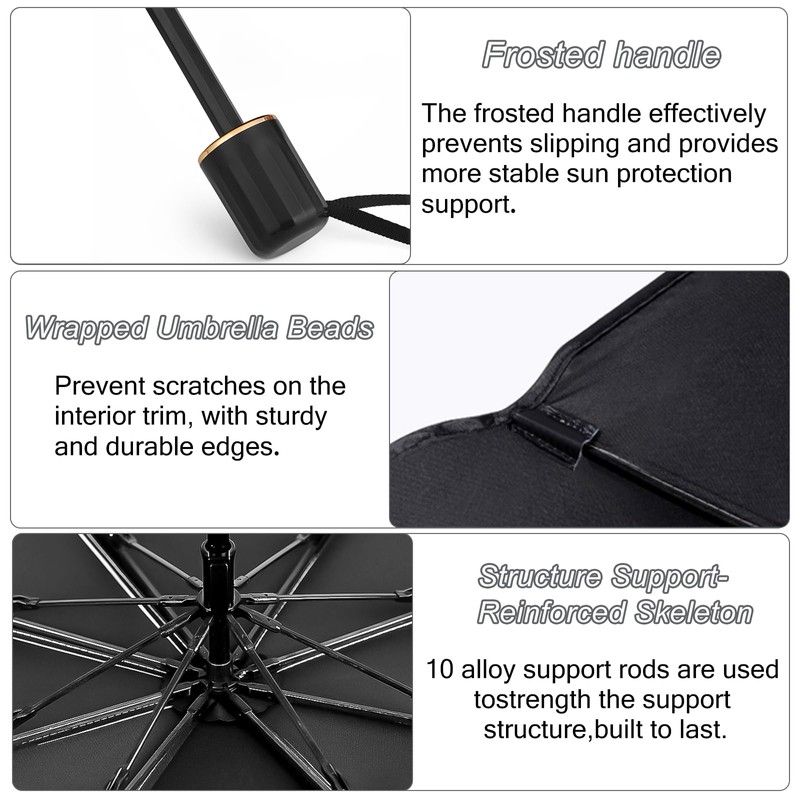 Sun Protection Car Windscreen 138 x 78 cm, Foldable Car