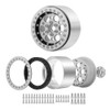 RC-Hub 4Pcs Aluminum 2.2'' Beadlock Wheel Rims for AX90018 1/10