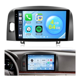 4+64G Android 15 Radio for Hyundai Sonata 2004-2008, 9" Touchscreen for Sonata Car Stereo, Wireless CarPlay/Android Auto, 5GHz WiFi, Bluetooth 5.0, EQ, GPS, 1280 * 720, Backup Camera