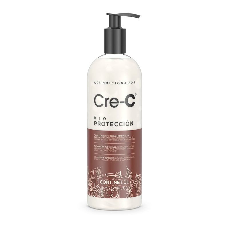 Cre-C Acondicionador Bio Protección Anticaída de 1L Nutre, Fortalece y