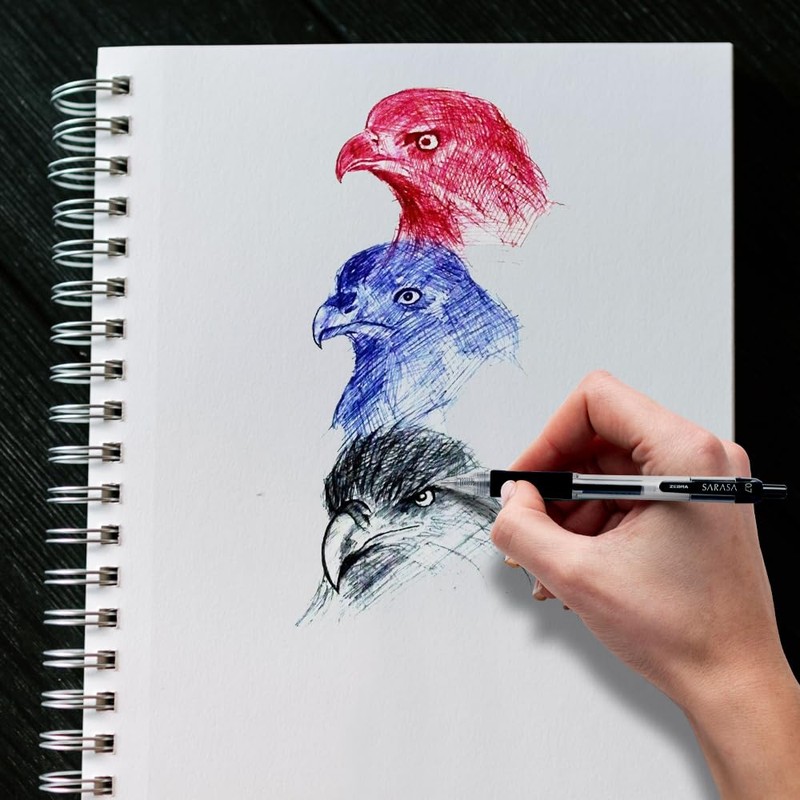 Rollerball Retráctil Sarasa 24 Piezas Multicolor Zebra Mexico