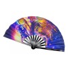Generic W Abanico De Mano Plegable Rave Grande Con Efectos