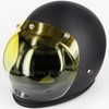 Yellow Gradient Wide Bubble Shield for Jet Helmets