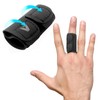 指サポーター フィンガーラップ ばね指 突き指 ヘバーデン結節 バレー バスケ スポーツ全般 親指 人差し指