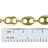 uGems 24K GP Anchor 14mm x 10mm Deisgner Chain 20