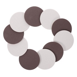 jojofuny 10pcs Flocking Sponge Sandpaper Extra Fine Grit for Automotive and Metal Polishing Durable Wet Dry Sandpaper for Precision Finishing and Detailing