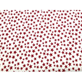 SheetWorld Fitted 100% Cotton Percale Play Yard Sheet Fits BabyBjorn Travel Crib Light 24 x 42, Red Stars, Made in USA