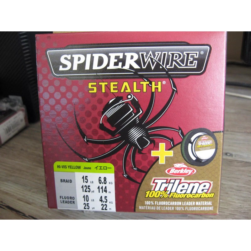 SpiderWire Stealth HVY Braid Fishing Line 15 LB 125 YDs