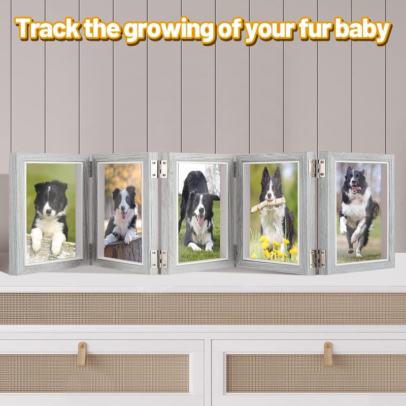 Biggun 4x6in 5 Folding Accordion Picture Frame - Foldable Hinged