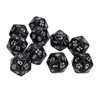 Polyhedral Dice Set, 10 Pieces D20 Polyhedral Dice, 20 Sided