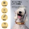 犬首輪 犬 首輪 迷子札 首輪 名入れ 刻印 犬用訓練首輪 小型、中型、大型犬用首輪 サイズ調節可能