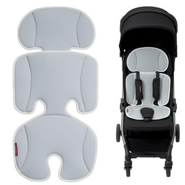 Momcozy Breathable Stroller Seat Liner | Universal Adjustable Soft Pad | Soft & Dry Comfort | Detachable 2-Piece Feel Cold to The Touch Cushion | Fits Strollers, High Chair, Bassinet, Swing