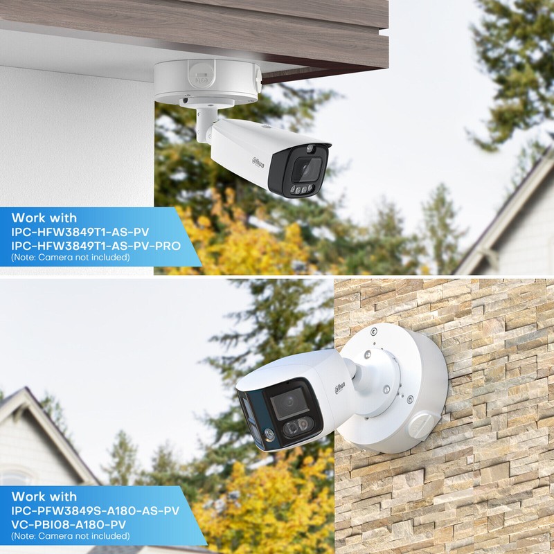 Dahua US Dahua DH-PFA130-E Waterproof Junction Box Amcrest Metal For