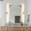 CCYCOL Bathroom Lighting Fixtures Over Mirror - 39 Inch Brushed